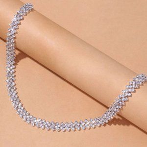 Silver Radiant Elegance Necklace